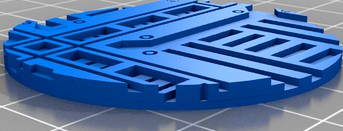 50mm Necromundish Base by rushputin