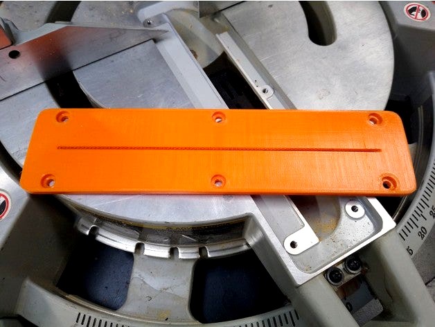 Delta 12" Miter Saw (Model 36-255L) zero clearance insert - two options by rjcrowder