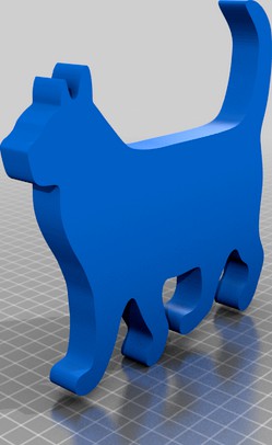Chubby Cat Wall Decor by ehyperdev