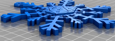 D20 Snowflake Tree Ornament by omerida