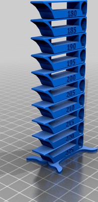 Flat first layer Smart compact temperature calibration tower by Binguin
