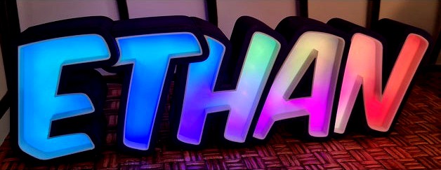 LED Marquee Ethan by epidemik