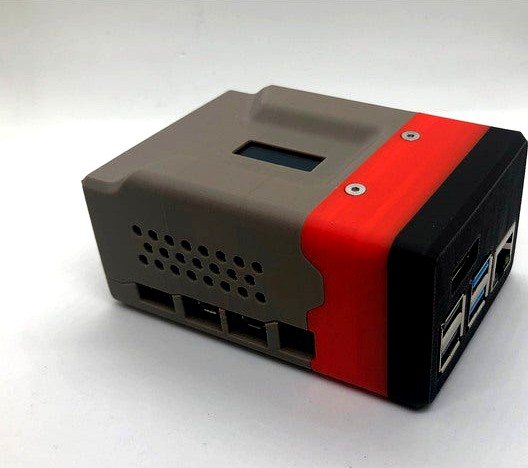 Raspberry Pi Case w/ CSI to HDMI Adapter by evancli