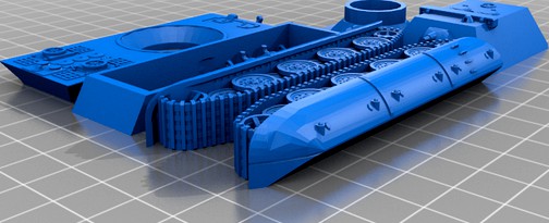 E-100 Tank easy print by WindhamGraves