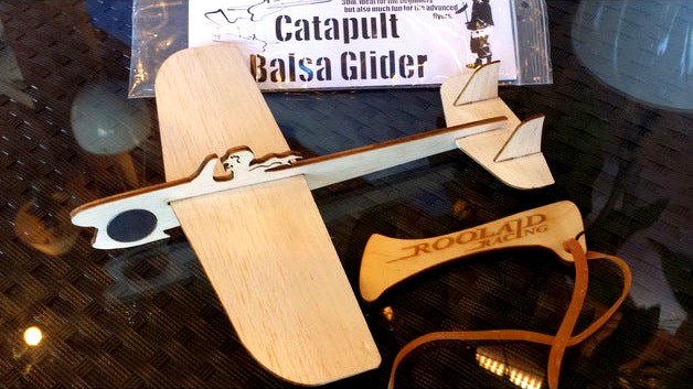 Catapult Balsa Glider by Roolaid