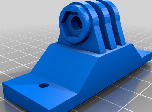 traxxas rustler gopro mount rear by maladjustedmind