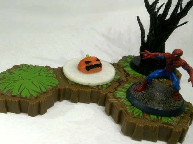 Pumpkin Bomb for Heroscape by CoolHeroscapeStuff