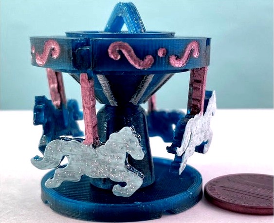 Mini Carousel (Spins and prints in place!) by lytta