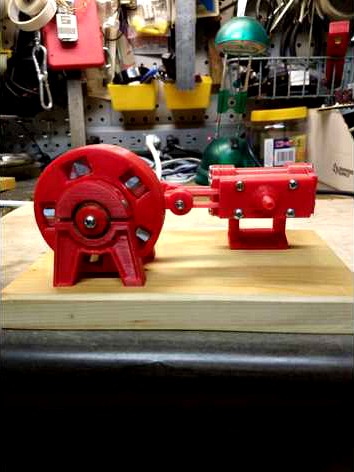 Sliding Valve Air Engine (Remix) by chucnc