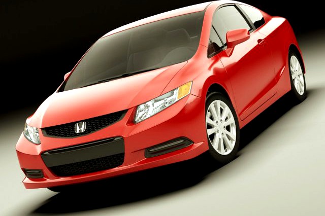 Honda Civic Coupe 2012 3D Model