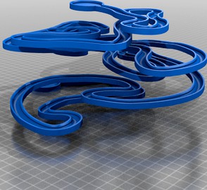 Slow flowing MARBLE RUN w/ auto generated "tree support" structure (Cura only) by Nephlonor