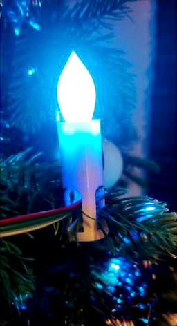 Christmas tree candle for Pixel LED string by cehel77