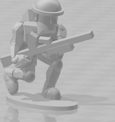 1-100 WW2 British 8th Army Artillery Crewmen Army Infantry crouching by waynemc65