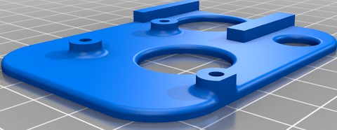 Flat Velcro Mount for Smart Receiver 4-String Differential Receiver by jakabo27