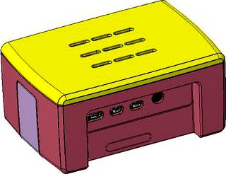 Raspberry Pi 4 Microserver (Concept) by Multimedia4Linux