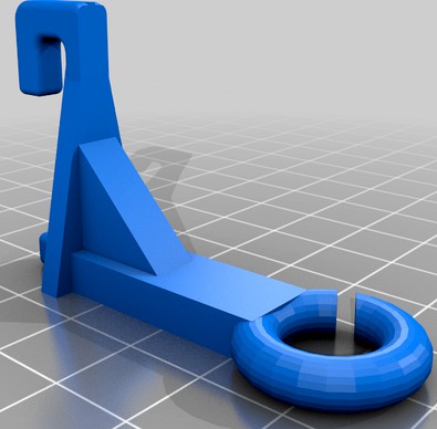 Guia filamento para skadis by elmoga