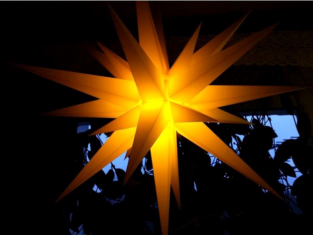 Christmas Moravian star (no support needed) by DeltaPlus