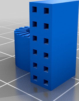 Pi Header Pin Mount for Aokin Raspberry Pi Camera Module by steveplusplus