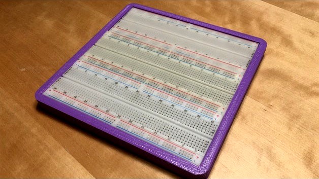 Simple electronic breadboard board frame by samowitsch
