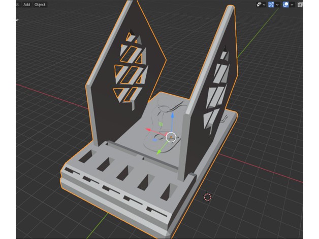 PinePhone Stand with microSD/USB/SD Card Holder by patrickmollohan