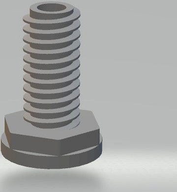 Adjustable foot for tumble dryer by Chameo