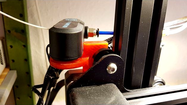 Smart Filament Sensor holder for Ender 3 Pro by RSELEC