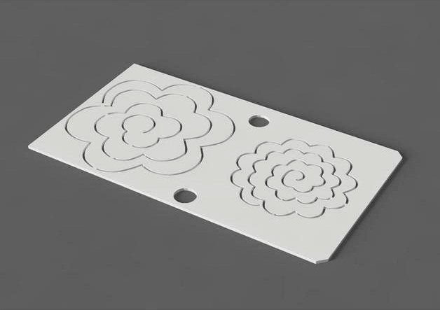 Paper flowers template by oreant