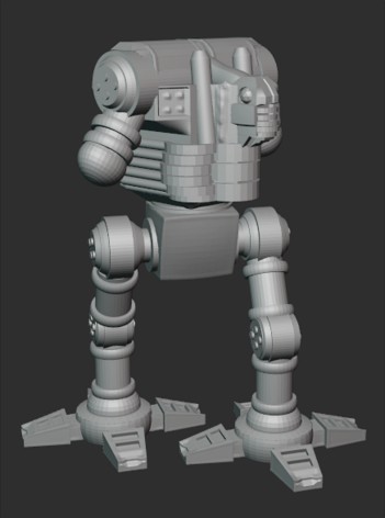 First Robot by Technophilist