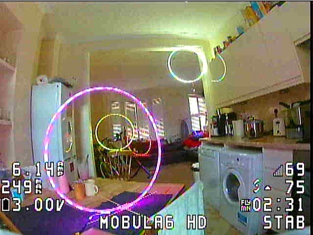 LED Race Gate for tinywhoops 60cm diameter by Null_Hypothesis