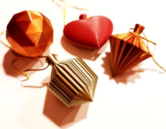 Christmas baubles by tinkerheart