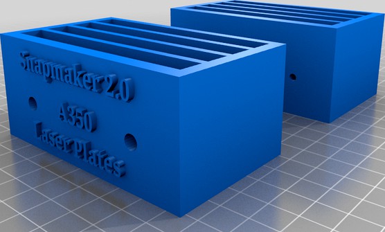 Snapmaker 2.0 A350 Laser Plate Holder by aarmstrong82
