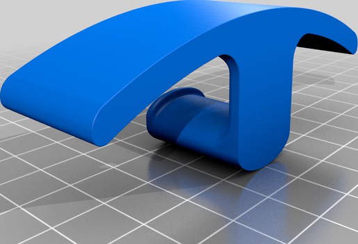 Command Strip Headphone Holder by mpkarssen