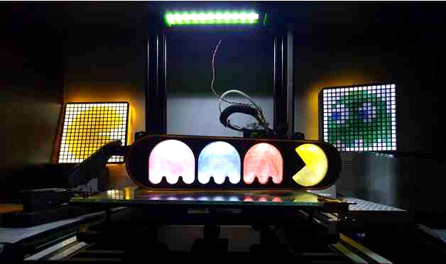 Pac Man Lamp by An3a_Design