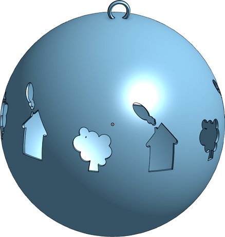 Xmas ball by Dinamit