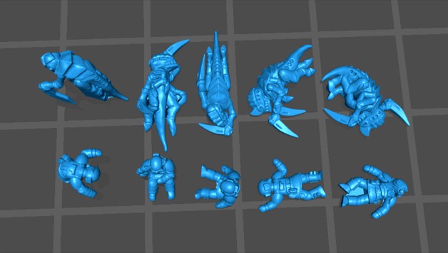 Epic scale corpses by JahnZizka