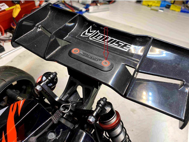 Team Corally Python SP1 Wing Spacer by rivado