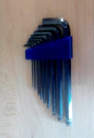 allen key holder for 1.5mm - 10mm by techboner