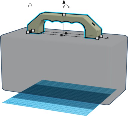 DAN A4-SFX PC Case carry handle by bionicarmhackathon