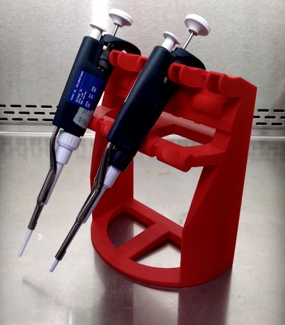 Free standing pipette rack by jamimmunology