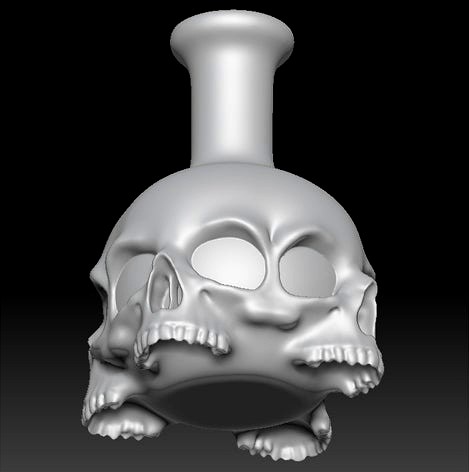 Skull Beaker by ilcalvelage