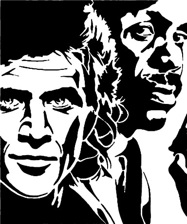 Lethal Weapon stencil by Longquang