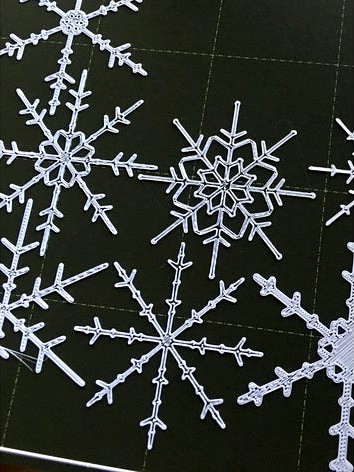 Simple Snowflake Generator by AllMyHinges