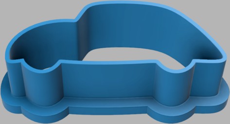 Cookie Cutter: VW Beetle (Simple) by foxylion