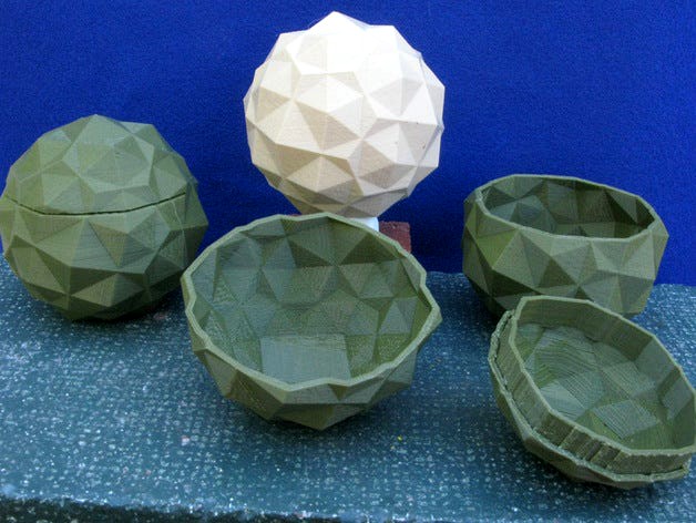 Tribonacci Bowl, Container, and Composite  by pmoews