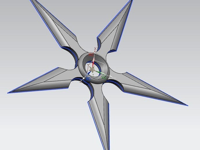 Ninja Star - Real 5 Point Throwing Star by joshuatparr