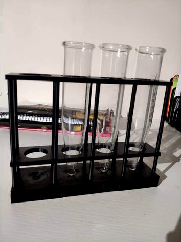 Stand for 4x 50ml lab tubes by Strallker
