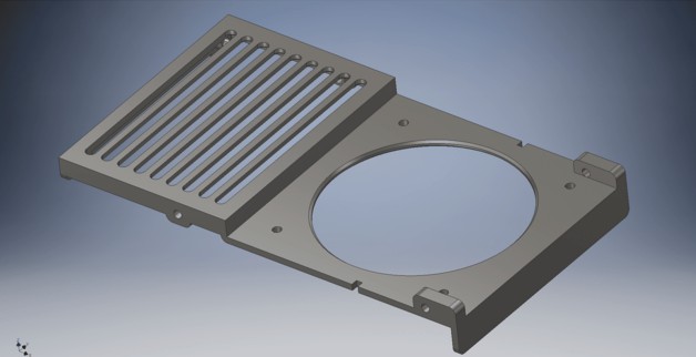 Two Trees Sapphire Pro PSU Cover for Noctua 92x14mm fan by Scheunenshit