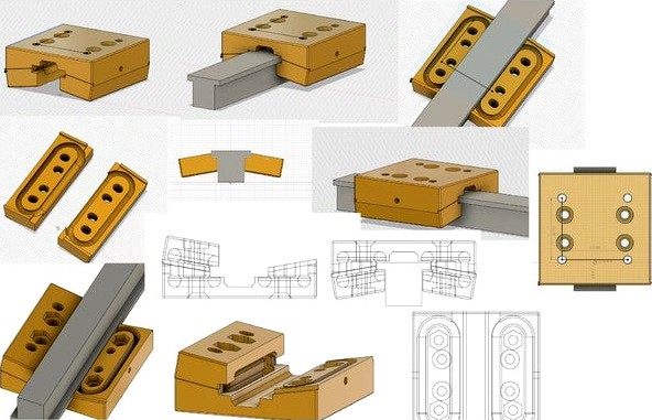 3DP linear bearing (recirculating) and DIY linear rail V2 (old version ...