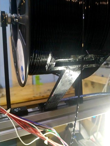 Simple spool holder for ALU frame by matejc66