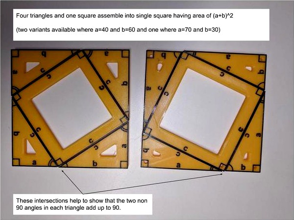 Pythagorean Theorem Ornaments by paulblankenbaker